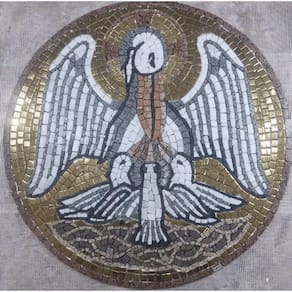 Símbolo Sacro Ii Pelicano Eucarístico - Simbolo Cristão Tamanho 130cm