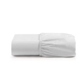 Lençol Cintilante King Percal 180 Fios 100% Algodão Com Elástico - Branco