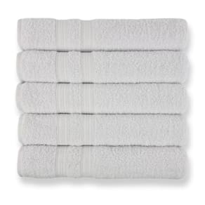 Kit 5 Toalhas De Banho Para Hoteis Super Grossa Felpuda E Macias 100% Algodão Beka Luxo Branco