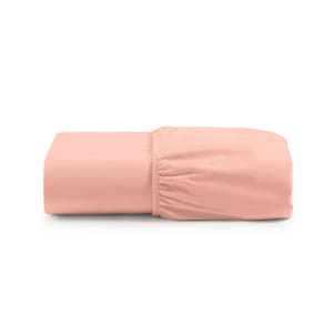 Lençol Cintilante Queen Percal 180 Fios 100% Algodão Com Elástico - Rosa