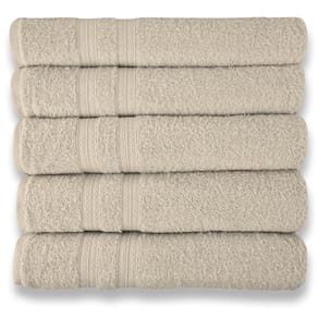 Kit 5 Toalhas Super Grossa E Felpuda Macia 80x150cm Beka - Bege Bege