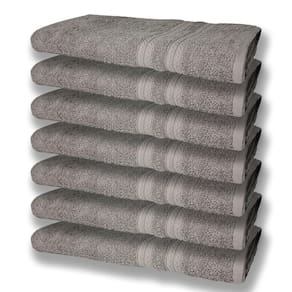 7 Toalhas Grande Super Felpudas E Grossa 80x150 Itália Soft Beka - Cinza
