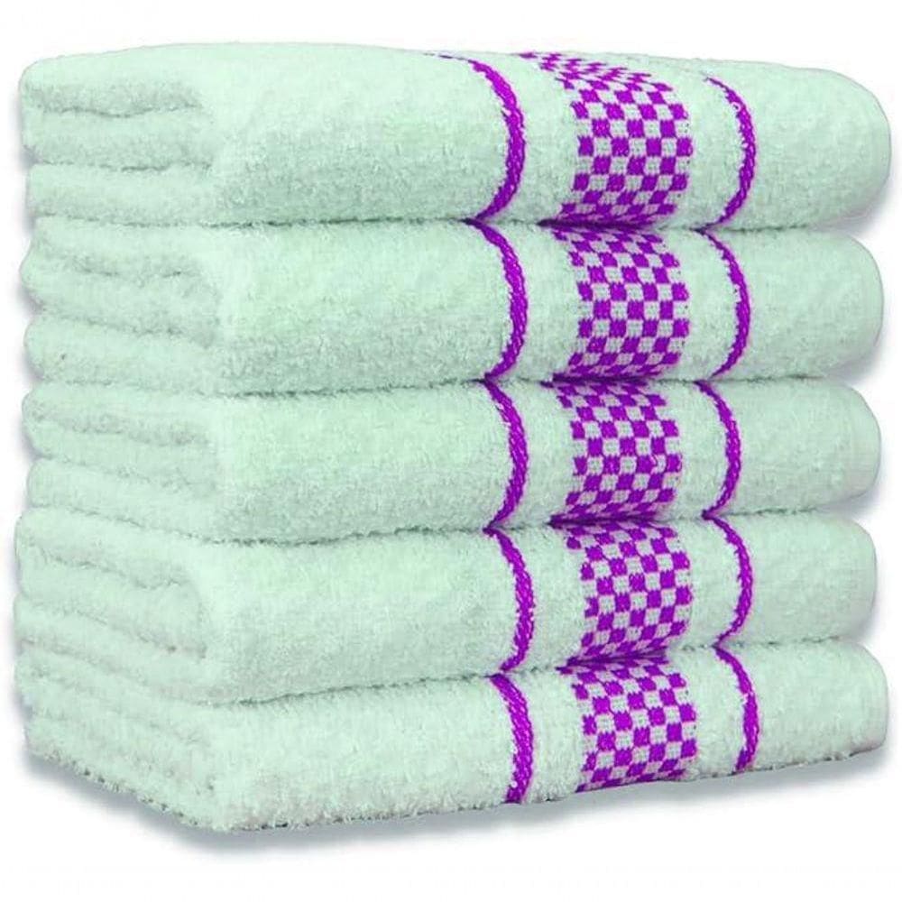 Kit 5 Pano De Prato Super Luxo Atoalhado Premium Gourmet Beka - Roxo Roxo