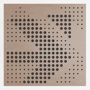 Painel Acústico Absorvedor Decorativo 60x60mm Maestra Nogal
