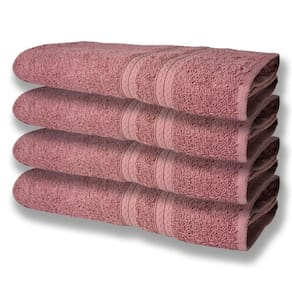 4 Toalhas Super Felpudas Grande E Grossa Algodão 80x150 Rosê