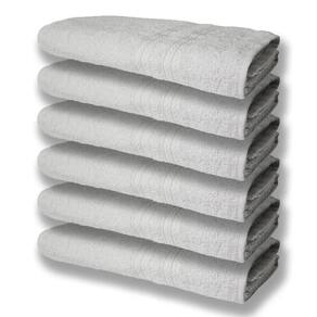 6 Toalhas Grande Super Felpudas E Grossa Algodão 80x150 Itália Soft Beka - Branco