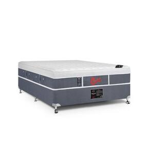 Cama Box + Colchão Castor Casal Plush Light 138x188x61cm