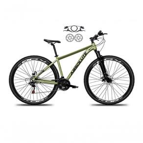 Bicicleta Aro 29 Absolute Nero 5 Alumínio 21v Freio A Disco Hidráulico Garfo Suspensão - Oliva Tam.15