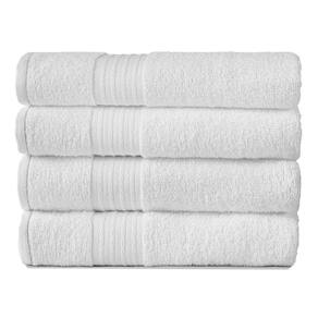 Kit 6 Toalhas Banhão Gigante Para Hotel Grossa - Nobre - Branco