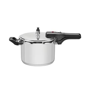 Panela De Pressão Tramontina Brava Em Aço Inox Com Fundo Triplo 20 Cm 4,5 L