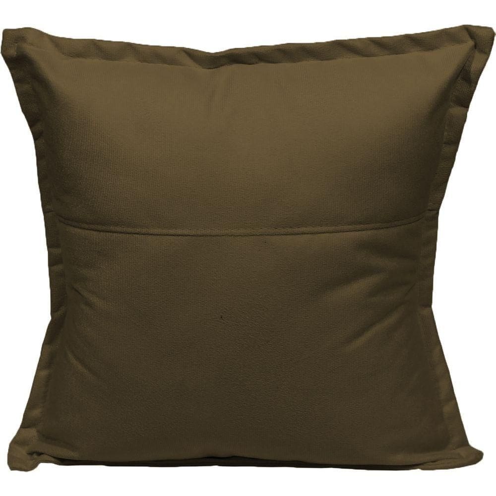 Almofada 42,5x42,5 Suede Cores - Marrom, Suede