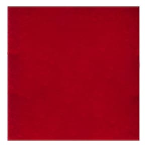 Carpete Forração Forro Alto Aveludado Resinado 2,00x3,00 Vermelho Cereja
