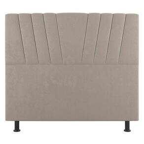 Cabeceira Cama Box Casal Dublin 140cm Suede Bege - Abmaza