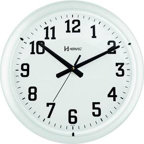 Relógio De Parede 40 Cm Quartz Herweg 660129 Branco - Branco