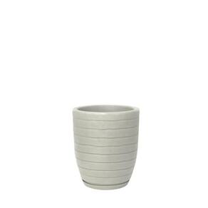 Vaso Relevo 24 X 28 Cm Cor 17 - Antique Branco