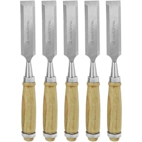 Kit 5 Kit 5 Formão Madeira Corte Entalhe 1 Pol 25 Mm