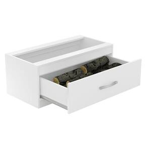 Caixa De Lenha Embutida Cl N2 Branco - Completa Móveis