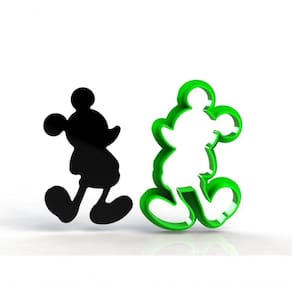 Cortador Mickey Silhueta Mod 2 Tamanho 5 Cm