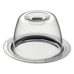 Porta-queijo Tramontina Ciclo Em Aço Inox 20 Cm 2 Peças
