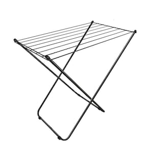 Varal De Chão 80cm Dobrável Aço Reforçado Até 8kg Compacto