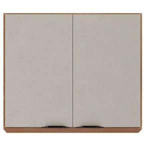 Armário Aéreo Firenze 80cm 2 Portas 94241 Demóbile Amendola Touch E Nude