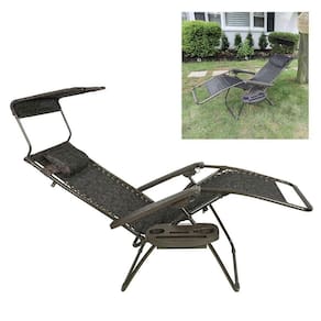 Cadeira Espreguiçadeira Praia Piscina Verao Sol Gravidade Zero Dobravel Reclinavel Jardim Varanda