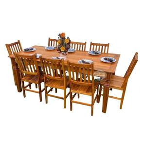 Mesa Madeira De Demolição 2m X 90cm Com 8 Cadeiras Ana Hickmann Sudeste Rústico