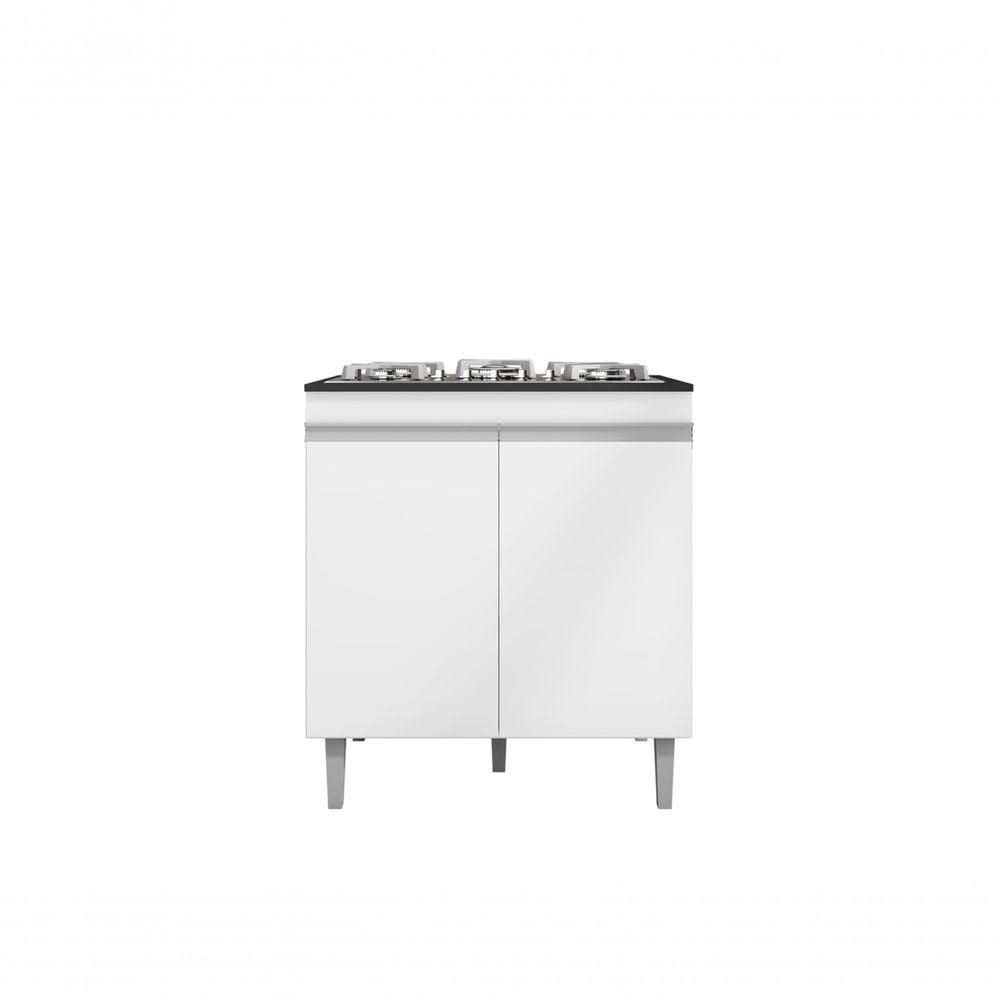 Balcão Cooktop Andreia 4 Ou 5 Bocas Branco