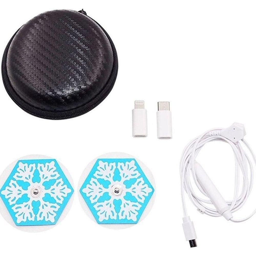 Massageador Elétrico Portátil Estimulador Corpo Muscular Tonificador Celular Relaxamento Alívio