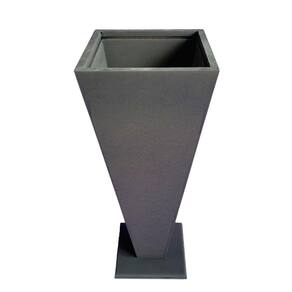 Vaso Taça De Canto Em Mdf (40cm) Marrom Café