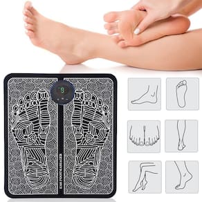 Tapete Eletrico Massageador Relaxante De Pes Massagem Relaxante Muscular Alivia Dores Bem Estar Refl