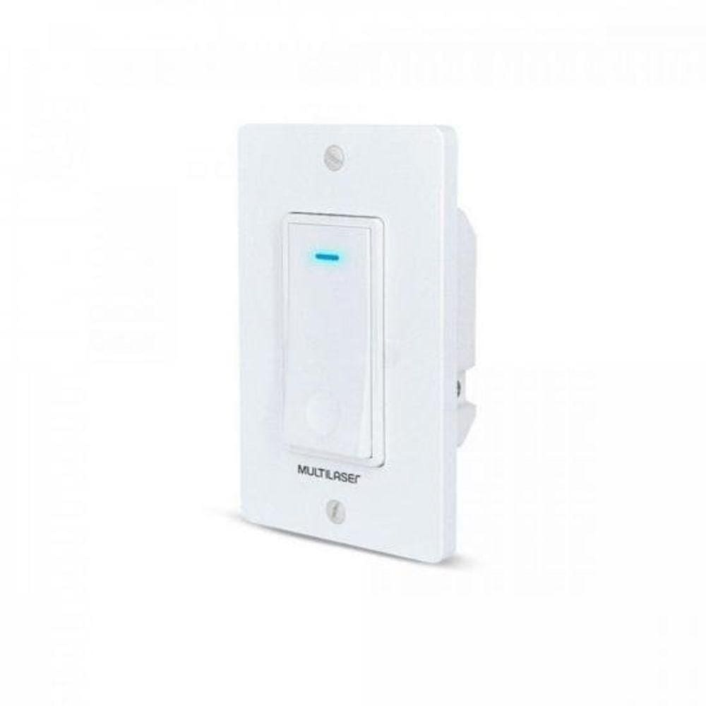Interruptor Inteligente 1 Tecla Wi-Fi Se235 Branco Multilaser
