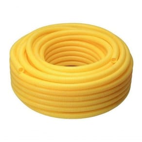 Conduite Corrugado Amarelo De 3/4 25Mm Rolo C/ 50 Metros