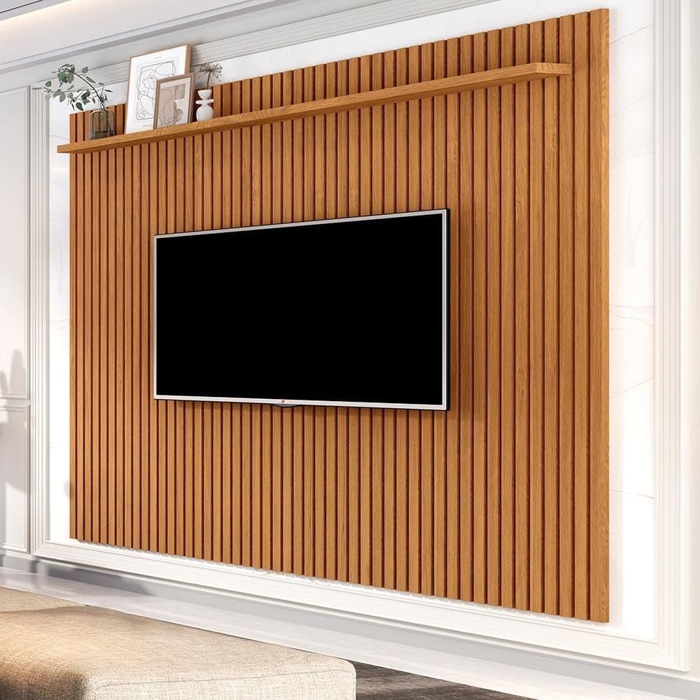 Painel De Tv Ripado 1.8 Pontoise Nature