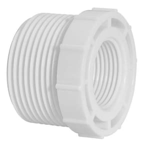 Bucha De Redução Rosqueavel Branca Amanco Kit 05 Und Tamanho 11-2"x3-4"