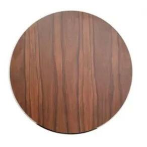 Tampo Em Mdf Oval 244x137 Cm - Pau Ferro Cor Marrom