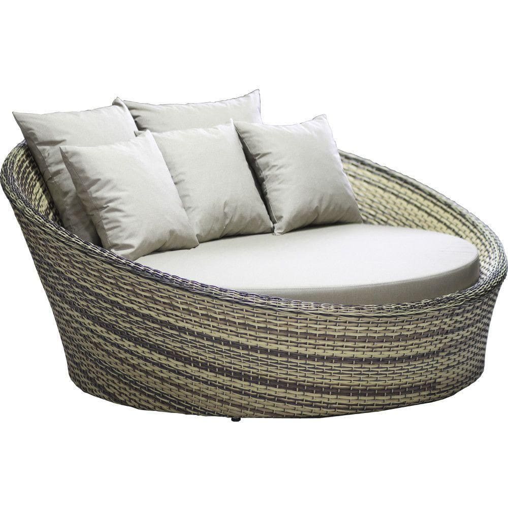 Chaise Sofá Livia Varanda Jardim Capuccino