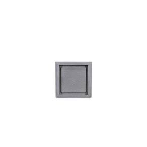 Prato Cubo 20 X 4 Cm Cor 19 - Antique Cimento