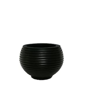 Vaso Bromélia 26 X 24 Cm Cor 04 - Preto Sólido