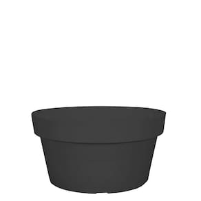 Vaso Sampa Bowl 23 X 12 Cm Cor 04 - Grafite Sólido
