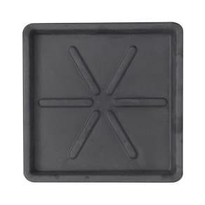 Base Quadrada 25 X 3 Cm Cor 18 - Antique Preto
