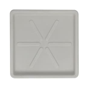 Base Quadrada 25 X 3 Cm Cor 17 - Antique Branco