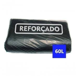 Saco De Lixo 60 Lts Preto Reforçado 75x85 Pct C- 5kg preto