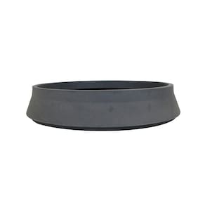 Vaso Vitória-régia Bowl 82 X 16 Cm Cor 18 - Antique Preto