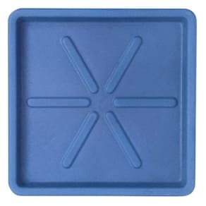 Base Quadrada 30 X 3 Cm Cor 31 - Antique Azul