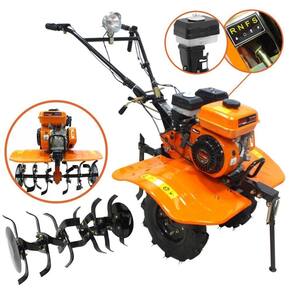 Motocultivador Tobata Vmc700 Com Enxadas E Rodas Tracionadas