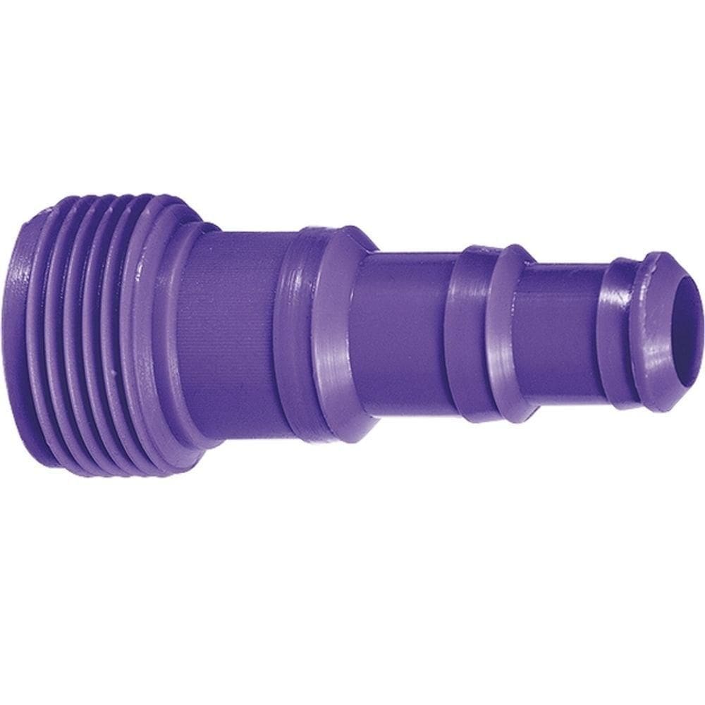 Conector Macho Pvc 1-2" E 3-4" Rosca Exte