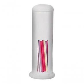 Porta Canudos Inox Epoxi Branco P- Bar E Lanchonetes Cor:branco