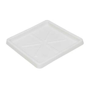 Base Quadrada 30 X 3 Cm Cor 06 - Branco Sólido