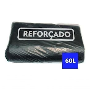 Saco De Lixo 60 Lts Preto Reforçado 75x85 Pct C- 5kg